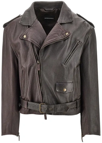 Geaca de Piele Leather biker jacket