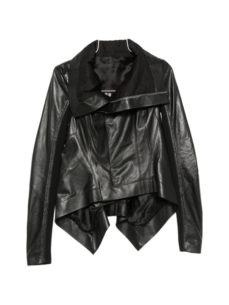 Geaca de piele Rick Owens neagra din piele
