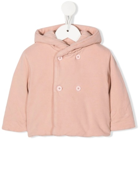 Geaca de ploaie TEDDY & MINOU roz din spandex/elastan si bumbac