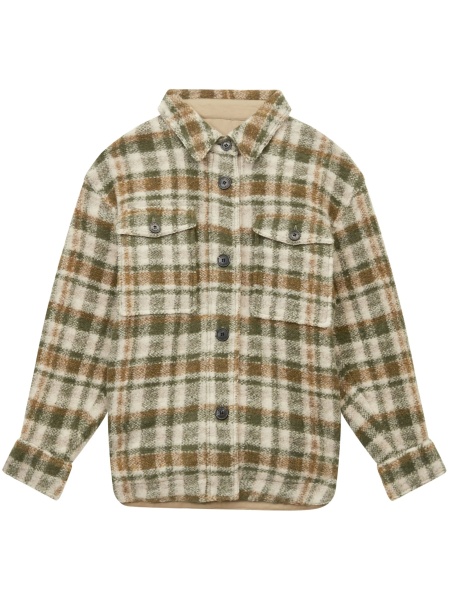 Geaca Oversize ISABEL MARANT ETOILE verde din polyester si fibre