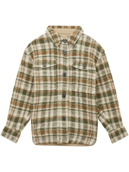 Geaca Oversize ISABEL MARANT ETOILE verde din polyester si fibre