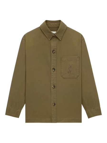 Geaca Oversize Saint Laurent verde