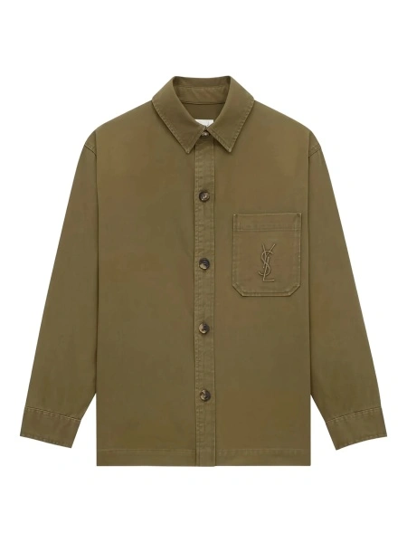 Geaca Oversize Saint Laurent verde