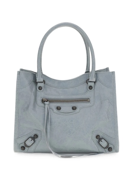 Geanta de mana Balenciaga albastra din piele