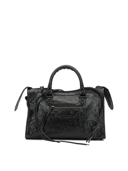 Geanta de mana Balenciaga 'City' neagra