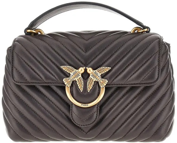 Geanta de mana Chevron nappa leather mini Love Lady Puff bag