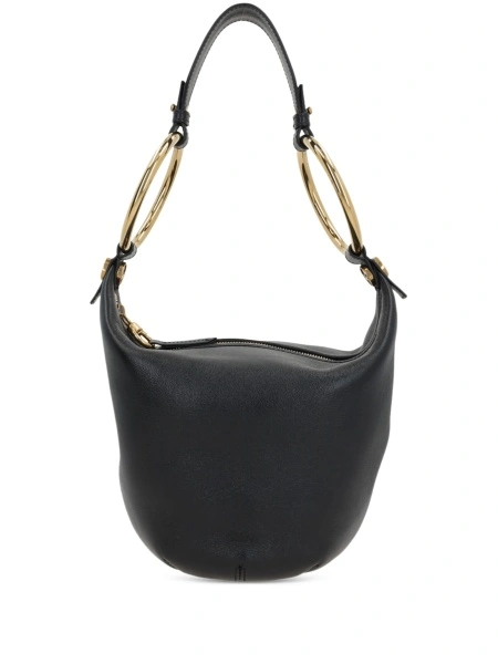 Geanta de mana Chloe neagra din piele