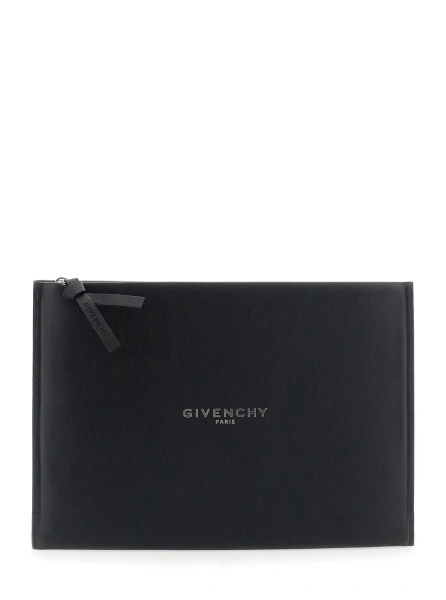 Geanta de mana Givenchy neagra din piele 'Antigona'