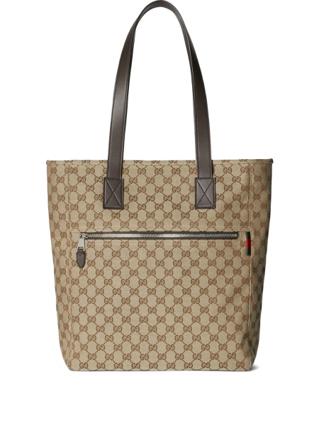 Geanta de mana Gucci neutra din bumbac si polyester