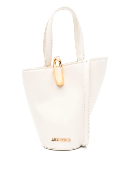 Geanta de mana JACQUEMUS Bambola neutra din piele