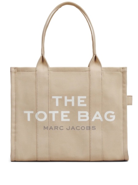 Geanta de mana Marc Jacobs neutra din bumbac
