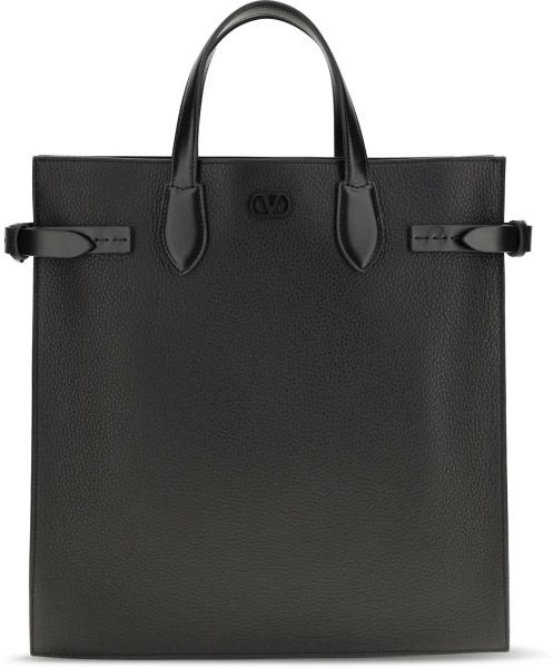 Geanta de mana Medium Antibes grained leather Shopping Bag
