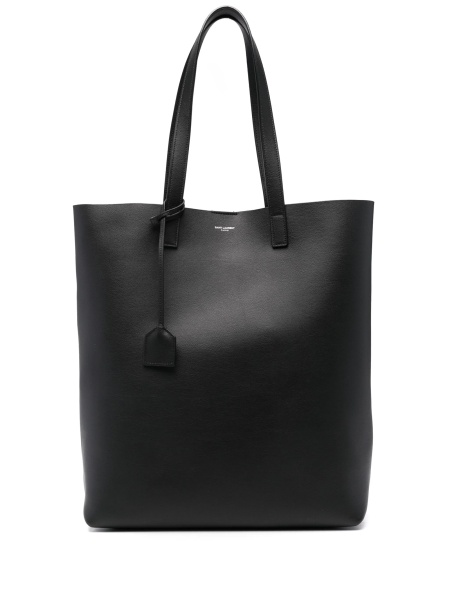 Geanta de mana Saint Laurent neagra din alama si piele