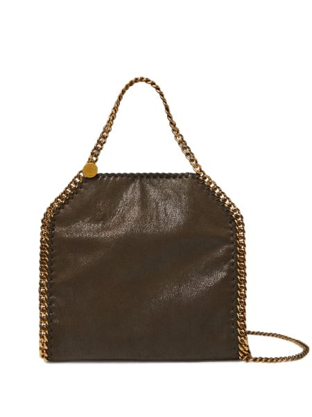 Geanta de mana Stella McCartney falabella maro din poliamida