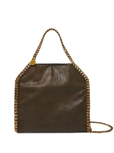 Geanta de mana Stella McCartney falabella maro din poliamida