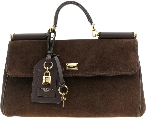 Geanta de mana Suede leather 'My Sicily' handbag