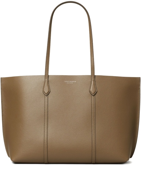 Geanta de mana Tory Burch maro din piele