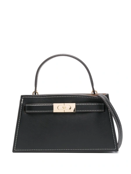 Geanta de mana Tory Burch neagra din piele