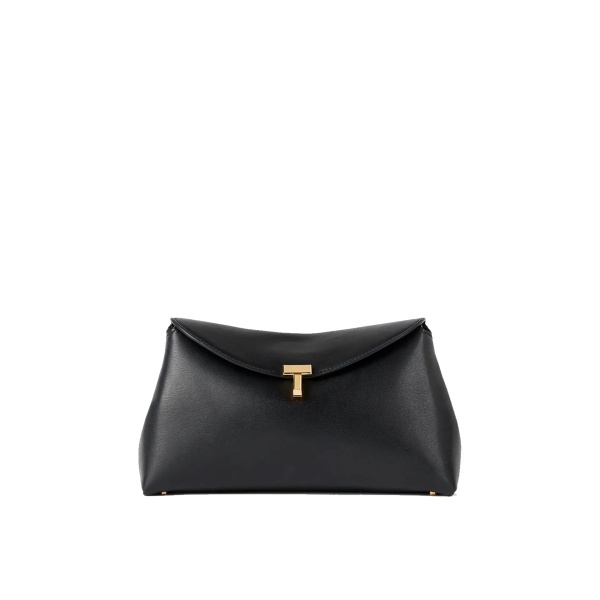 Geanta de mana TOTÊME Toteme T-Lock leather clutch Bag