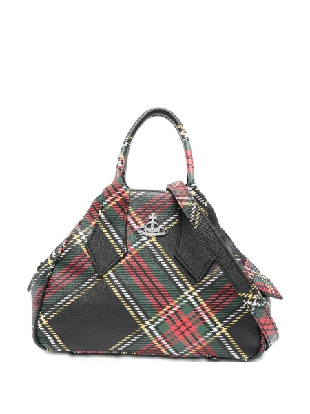 Geanta de mana Vivienne Westwood neagra din poliuretan
