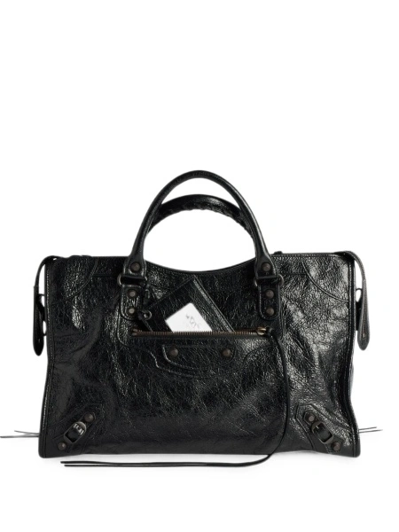 Geanta de umar Balenciaga neagra din piele