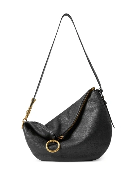 Geanta de umar Burberry neagra din piele