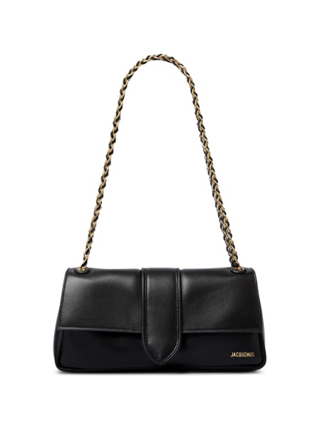 Geanta de umar JACQUEMUS Bambino neagra din piele