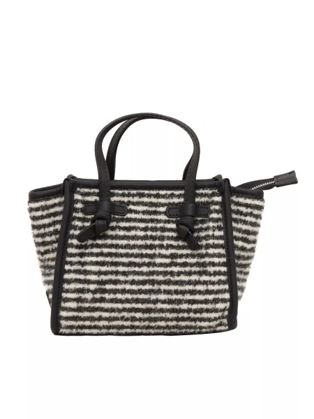 Geanta de umar LEATHER AND FABRIC BAG