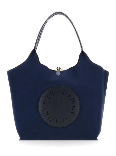Geanta de umar Reversible Tote Bag with Alter Mat and Alter Suede in Blue Polyester for Women