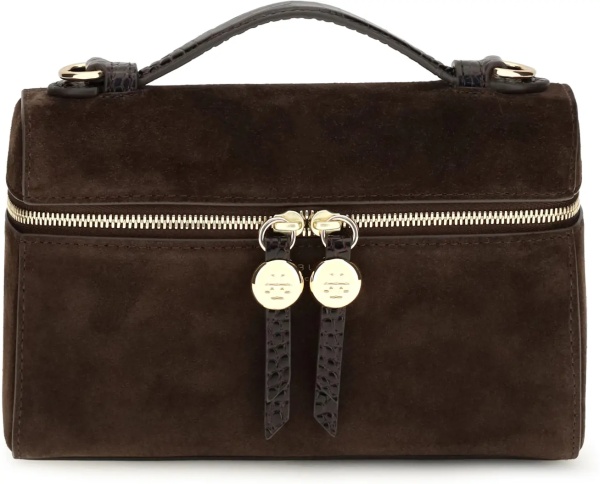 Geanta de umar ROMY SUEDE SLIM TOP HANDLE