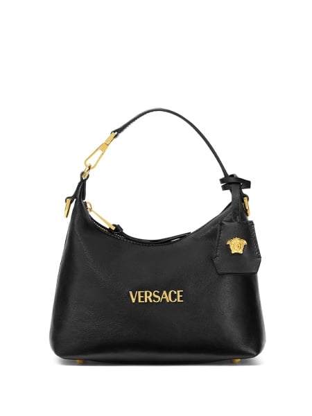 Geanta mini Versace neagra din piele