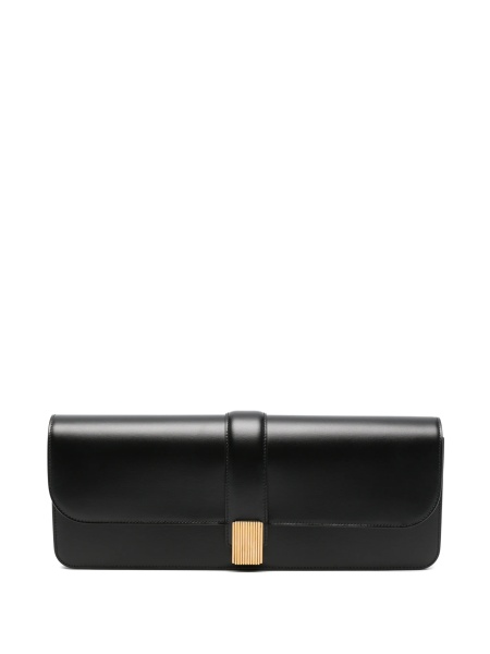 Geanta plic Khaite neagra din piele