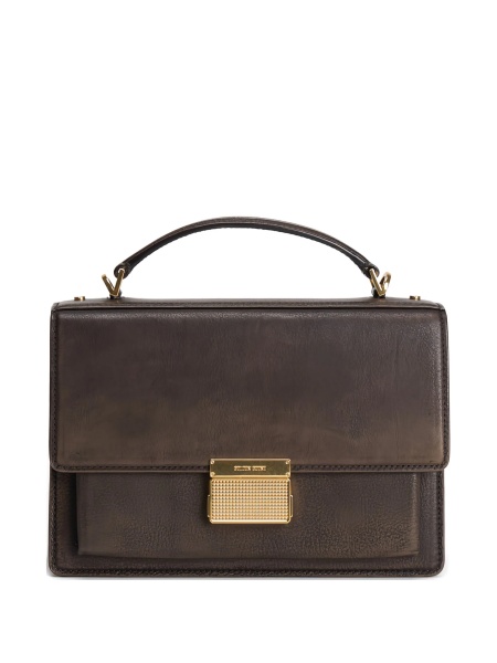 Geanta tip postas Golden Goose neagra din piele