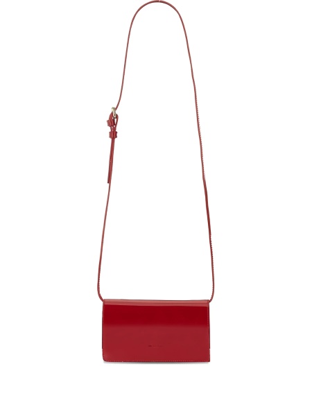 Geanta tip postas KITON rosie din piele
