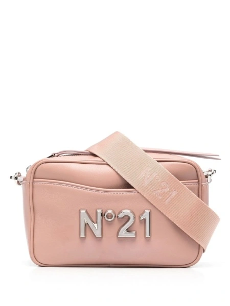 Geanta tip postas N°21 roz din piele