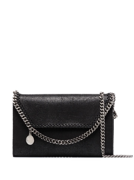 Geanta tip postas Stella McCartney falabella neagra din piele eco
