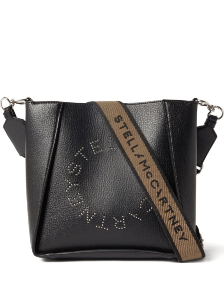 Geanta tip postas Stella McCartney neagra din poliamida