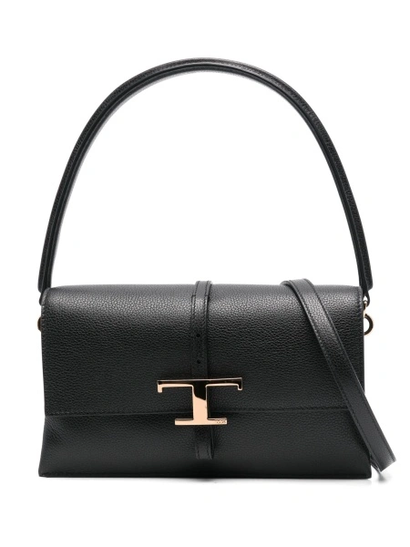 Geanta tip postas TOD'S neagra din piele