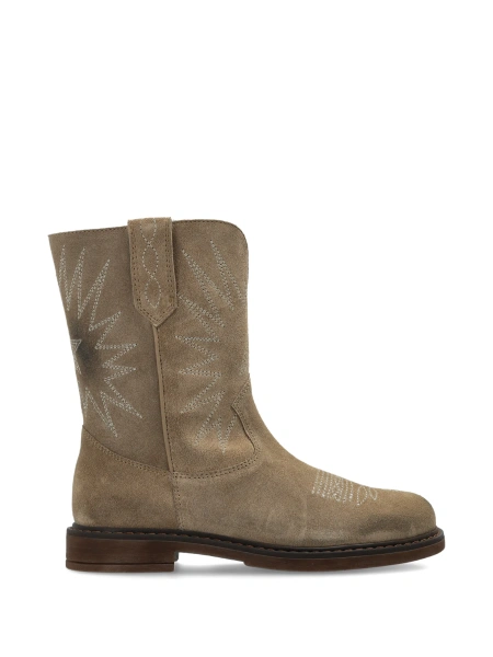 Ghete Golden Goose neutre din piele