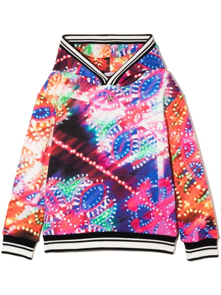 Hanorac Dolce & Gabbana albastru din bumbac