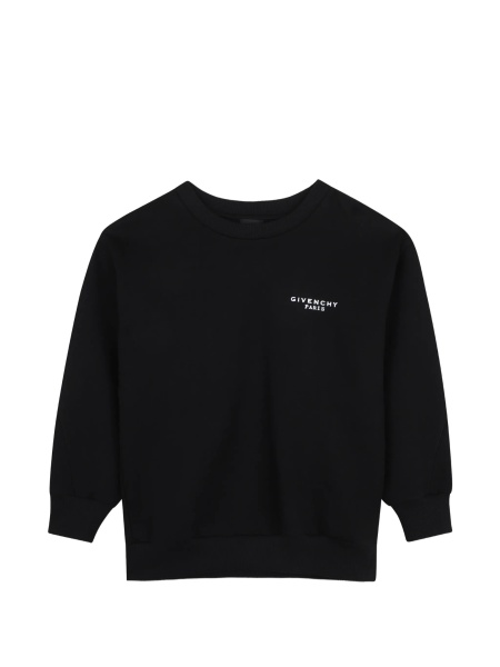 Hanorac Givenchy negru din bumbac organic