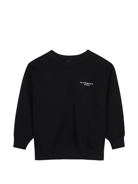 Hanorac Givenchy negru din bumbac organic