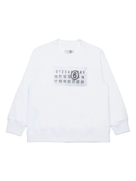 Hanorac MM6 Maison Margiela alb