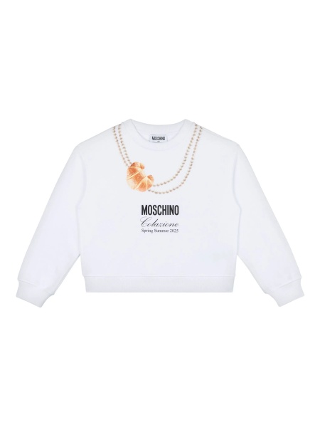 Hanorac Moschino alb