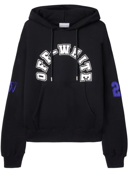 Hanorac Off-White Varsity negru