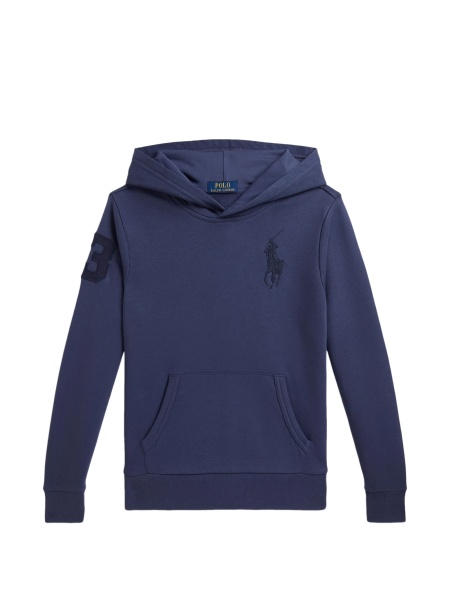 Hanorac Ralph Lauren albastru din bumbac si polyester