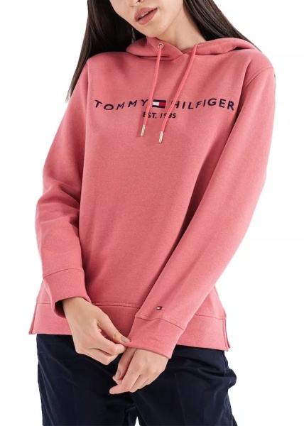 Hanorace LOGO EMBROIDERY DRAWSTRING HOODY