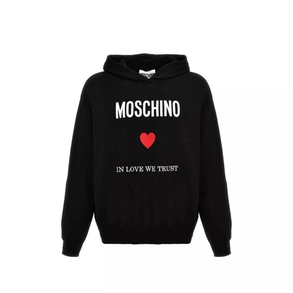 Hanorace Moschino Couture In Love We Trust Hooded Sweatshirt