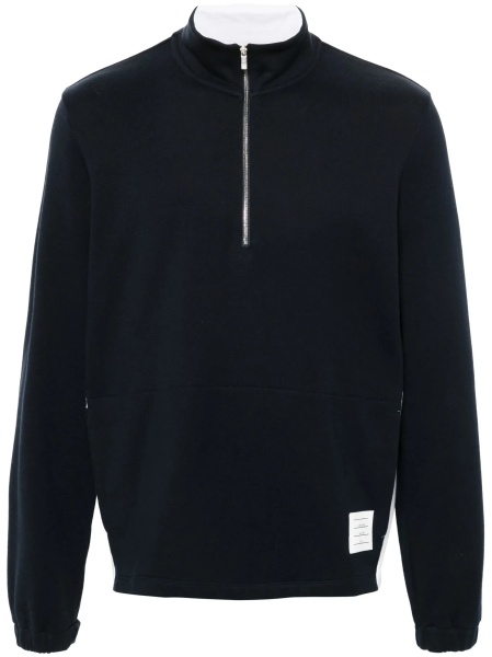 Hanorace Sweatshirt with half zipper and logo
