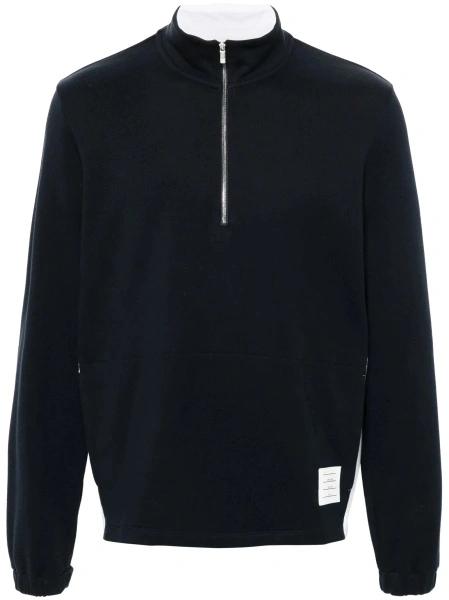 Hanorace Sweatshirt with half zipper and logo